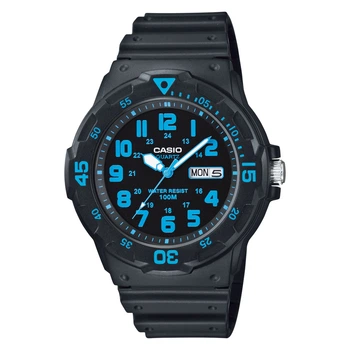 Мужские часы Casio MRW-200H-2B чёрный циферблат