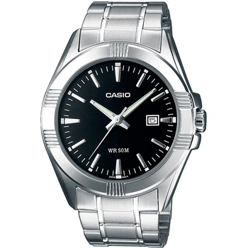 Чоловічий годинник Casio MTP-1308D-1A чорний циферблат