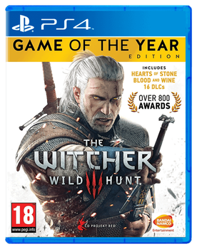 Игра Sony PlayStation 4 The Witcher 3: Wild Hunt Game of the Year Edition Русская Озвучка Б/У