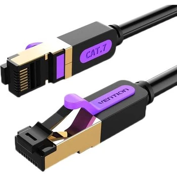 Патч-корд 5m S/FTP cat 7 RJ-45 black Vention (ICDBJ)