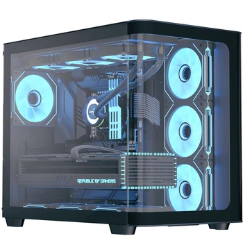 Корпус AeroCool P500C-G-BK-v1 Black без БП (ACCM-PN01043.11)
