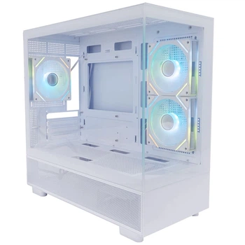 Корпус 1stPlayer White без БП (Mi5-WH-2FC7R-W-1FC7-W)