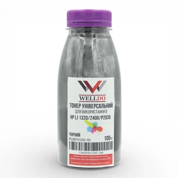 Тонер HP LJ 1320/1160/ STATIC CONTROL 100г/фасовка Welldo (UWDTH1320U-100)