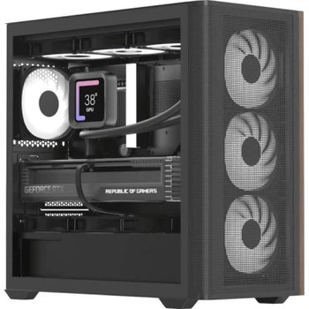 Корпус для ПК AeroCool D301A-G-BK-v2 Black (ACCS-DS03043.11)
