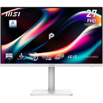 Монітор IPS 27" FHD (1920 x 1080) 1ms 144Hz 178/17 8 /DP/ HDMI /Type C65w/колонки 2*3W PRO MAX 271PHW E14 MSI (PRO MAX 271PHW E14)