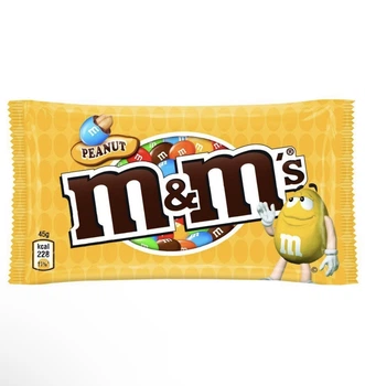 Драже M&M's з арахісом в молочному шоколаді 45г