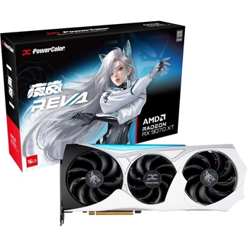 Видеокарта PowerColor Hellhound Reva Edition AMD Radeon RX 9070 XT 16GB (RX9070XT 16G-L/OC/REVA) UA [176834]