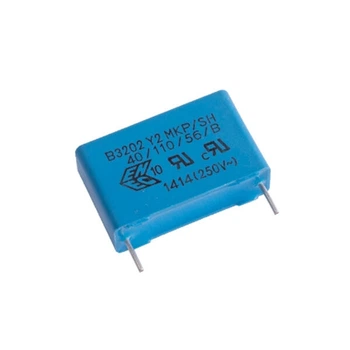 Конденсатор пленочный MKP 100nF 300VAC 20% P=22.5mm, 26,5x8,5x16,5mm (B32023A3104M000 -EPCOS) - 279134