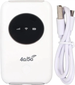 Портативний 4G LTE Wi-Fi роутер MIFI з SIM-картою зі швидкістю до 300 Мбіт/с 3200 мАг підключення до 10 пристроїв (SKU-524)