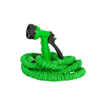 Поливочный шланг Voltronic 2,5-7,5м/25ft + распылитель, насадка на кран, Blue/Green, Box (Garden hose 2.5-7.5)