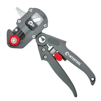 Секатор для щеплення універсальний 200мм, Carbon INTERTOOL FT-1020
