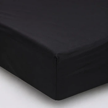 Простынь на резинке MirSon 70x190+10 см 00-8 Black Flowers поплин (2200009708282)
