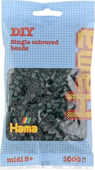 Zestaw koralików do prasowania Hama Midi Ciemnozielone 1000 szt. 207-28 (0028178207281)