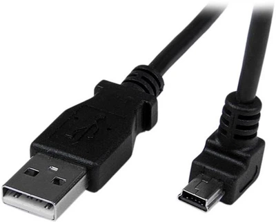 Кабель StarTech USB Type A - Mini-USB B Down Angled M/M 2 m Black (USBAMB2MD)