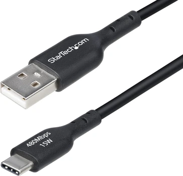 Kabel StarTech USB Type A - Type-C M/M 1 m Black (USB2AC1MNC)