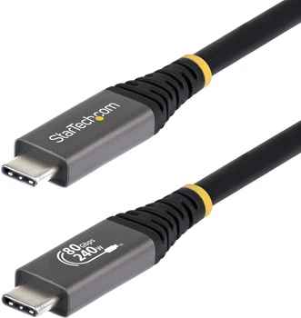 Кабель StarTech USB4 Type-C - Type-С M/M 80 Gbit/s 1 m Black (CC1M80GUSB4CABLE)