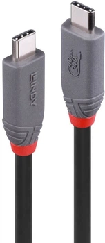 Кабель Lindy Anthra USB4 Type-C - Type-C M/M 2 m Black (4002888369589)