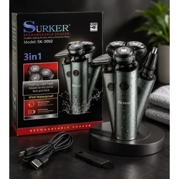 Бритва мужская, машинка для стрижки SURKER 3002