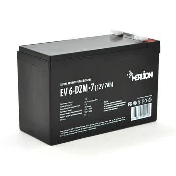 Тягова акумуляторна батарея Merlion EV 6-DZM-7, 12V 7Ah F2 (151*65*93), Q10 (UG-10144)