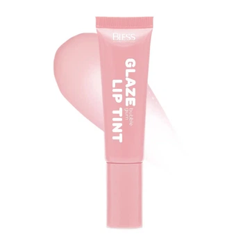 Блиск для губ тюбік Bless Beauty Glaze Lip tint №01 Солодкий Бабл Гам, 10 мл