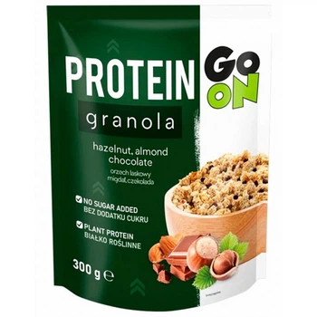 Заменители питания GO ON Protein Granola 300 грамм Вкус Шоколад Орехи