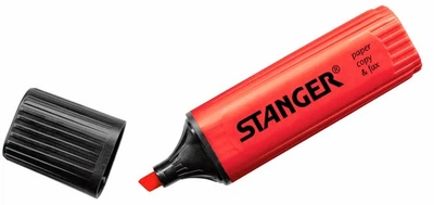 Marker tekstowy Stanger 5 mm Czerwony (4011886002237)