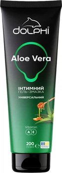 Гель-змазка для масажу Dolphi Aloe Vera 200 мл (4820296720033)