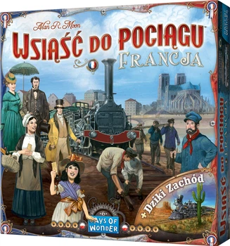 Dodatek do gry planszowej Rebel Wsiąść do Pociągu: Kolekcja Map 6 - Francja i Dziki Zachód (0824968211281)