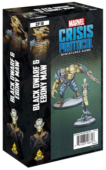 Доповнення до настільної гри Atomic Mass Games Marvel Crisis Protocol: Чорний Карлик та Ебоні Мо (англійське видання) CP19 (841333108892)