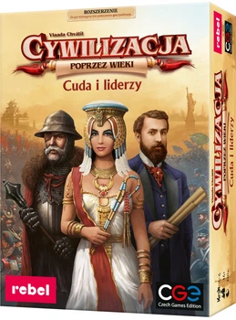 Dodatek do gry planszowej Rebel Cywilizacja: Poprzez wieki - Cuda i liderzy (5902650614369)