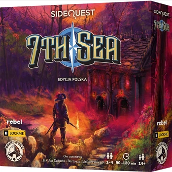 Gra planszowa Rebel SideQuest 7th Sea (5902650618541)