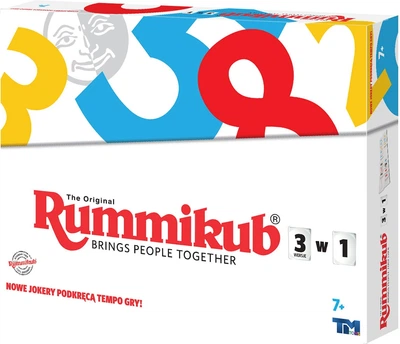 Gra planszowa Rummikub: Gra 3 w 1 (5904754608503)