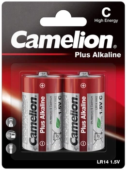 Bateria Camelion Plus Alkaline C/LR14 BP2 2 szt (11000214) (4260033150011)