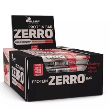 Заменители питания Olimp MR Zerro Protein Bar 25 шт по 50 грамм Вкус Малина