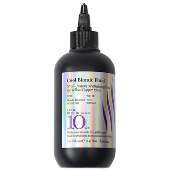 Флюїд для волосся FarmaVita COOL BLONDE FLUID №08 для нейтралізації жовтих та мідних відтінків блонду 250 мл