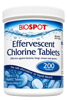 Таблетки для создания дезинфицирующего раствора BIOSPOT (3,25g NaDCC) 200 шт.