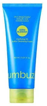 Пенка очищающая для проблемной кожи с 2% серой Numbuzin No.0 Zero Blemish Clarifying 2% Sulfur Cleansing Foam 150 мл (8800312067720)