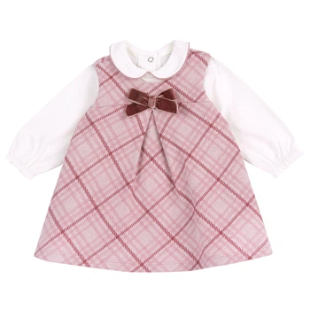 Комплект Chicco Bella: боди с длинным рукавом и сарафан, цвет розовый, размер 80 (263.02316.031)