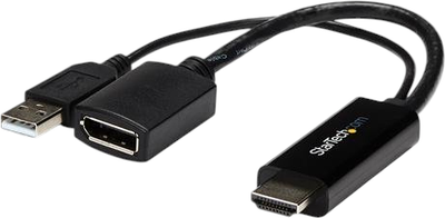 Adapter Startech HDMI - DisplayPort Black (65030861588)