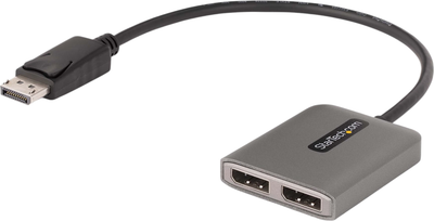 Kabel Startech DisplayPort - Dual DisplayPort 1.4 0.3 m Grey (65030884044)