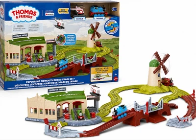Залізниця Томас Дослідження Депо Тідмута Thomas and Friends Exploring Tidmouth Sheds Fisher-Price JLL36