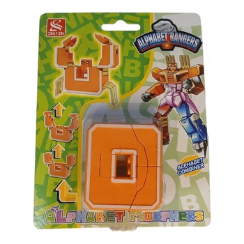 Детская игрушка английская буква-трансформер O (животное / робот) XINTAIYUAN TOYS 2911-O (арт. 2911-O)