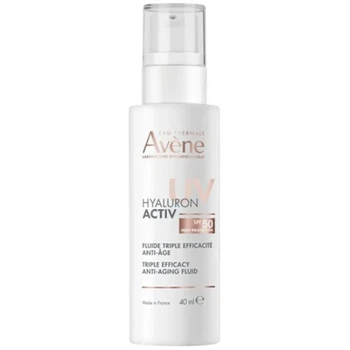 Флюїд для обличчя з SPF 50 Avène UV Hyaluron Activ Anti-aging, 40 мл