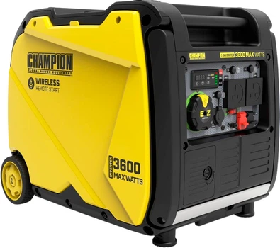 Инверторный бензиновый генератор Champion C4500iES GEN2 500987-UK дистанционный запуск 3.5/4.5 кВт (102415174)