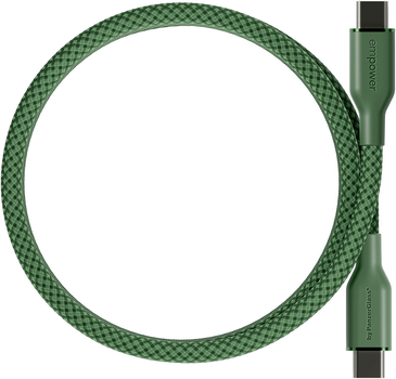 Кабель Panzer Glass Empower by Magnetic USB-C - USB-C 2.0 240W 1.5 м Khaki (EM59672)