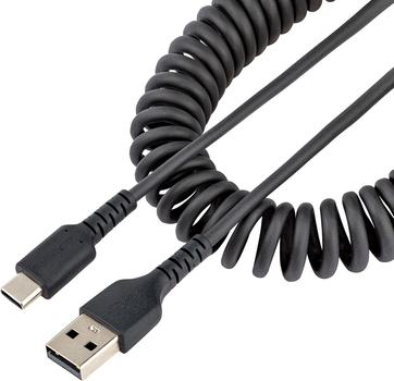 Kabel Startech USB-A - USB-C 2.0 0.5 m Black (R2ACC-50C-USB-CABLE)