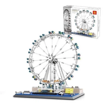 Конструктор Колесо обозрения Лондонский глаз London Eye Wange 1528 деталей — Модель 6215