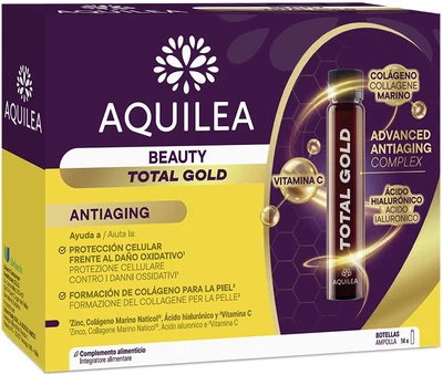 Suplement diety Aquilea Beauty Total Gold Antiaging 14 ampułek (8429603006332)