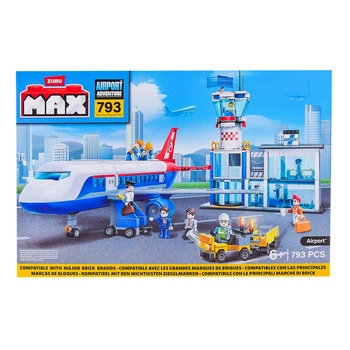 Конструктор Zuru MAX CITY Аеропорт 83167 793 елементи Різнокольоровий shop (193052063700)