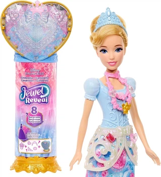 Кукла Золушка со шкатулкой для украшений Disney Princess Cinderella Surprise Mattel JHL50
